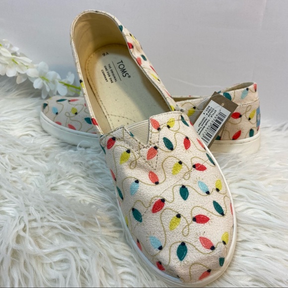 TOMS YOUTH BELMONT NATURAL TREE LIGHTS SIZE 6Y NWT - Picture 4 of 5